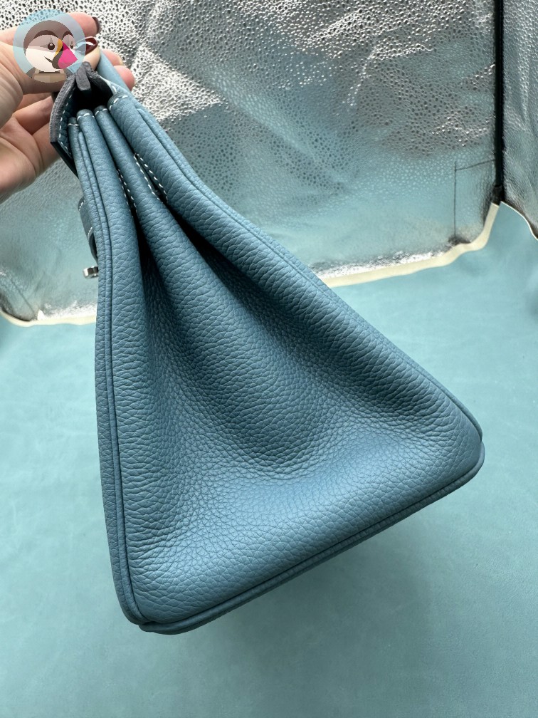 수공방 올수공 에르메스 25cm 블루진 토고 버킨백 발송전 고객확인컷 홍콩팩토리