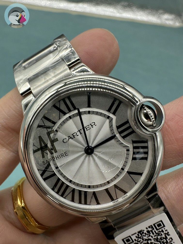 AF공장 까르띠에 발롱블루 36MM 쿼츠 발송전 고객확인컷 홍콩팩토리