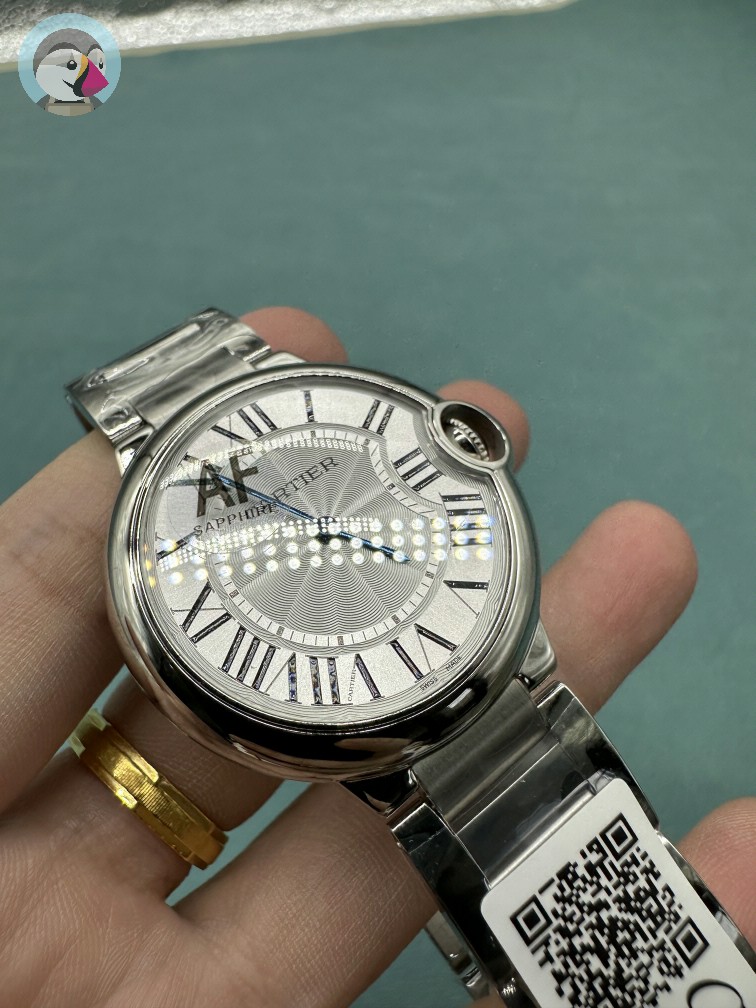 AF공장 까르띠에 발롱블루 36MM 시계 발송전 고객확인컷 홍콩팩토리