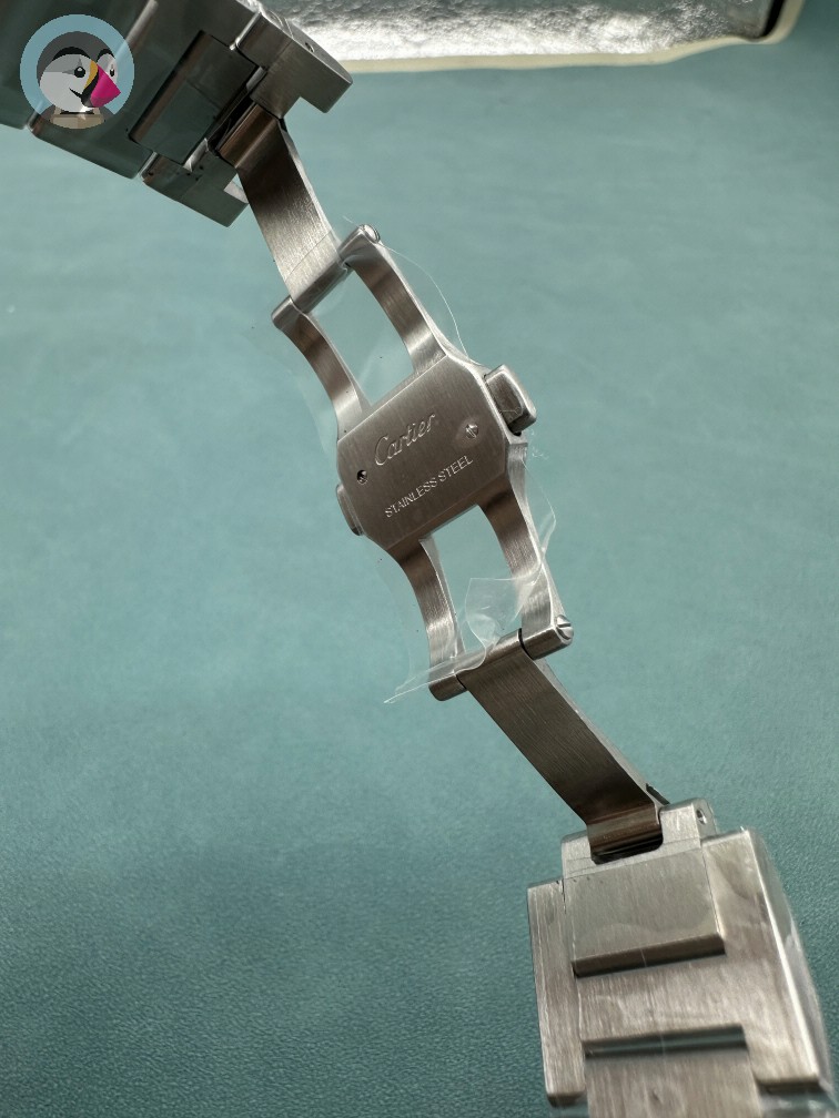까르디에 발롱블루 42MM 오토매틱 스틸 시계 AF공장 발송전 고객확인컷 홍콩팩토리